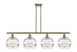 Innovations - 516-4I-AB-G556-10CL - Four Light Island Pendant - Ballston - Antique Brass