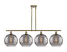 Innovations - 516-4I-AB-G556-12SM - Four Light Island Pendant - Ballston - Antique Brass