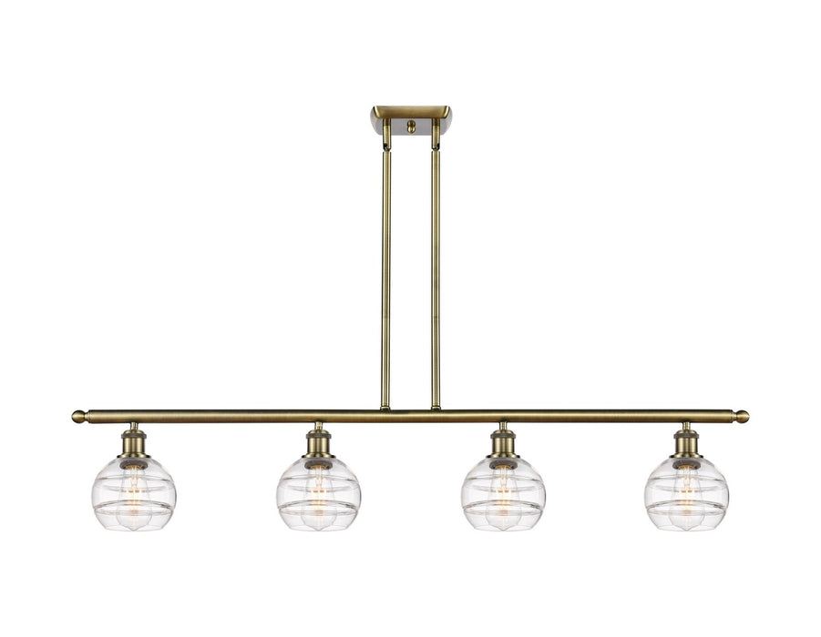 Innovations - 516-4I-AB-G556-6CL - Four Light Island Pendant - Ballston - Antique Brass