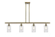 Innovations - 516-4I-AB-G804 - Four Light Island Pendant - Ballston - Antique Brass