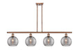 Innovations - 516-4I-AC-G1213-8SM - Four Light Island Pendant - Ballston - Antique Copper