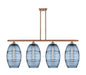 Innovations - 516-4I-AC-G557-10BL - Four Light Island Pendant - Ballston - Antique Copper