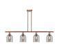 Innovations - 516-4I-AC-G558-6SM - Four Light Island Pendant - Ballston - Antique Copper