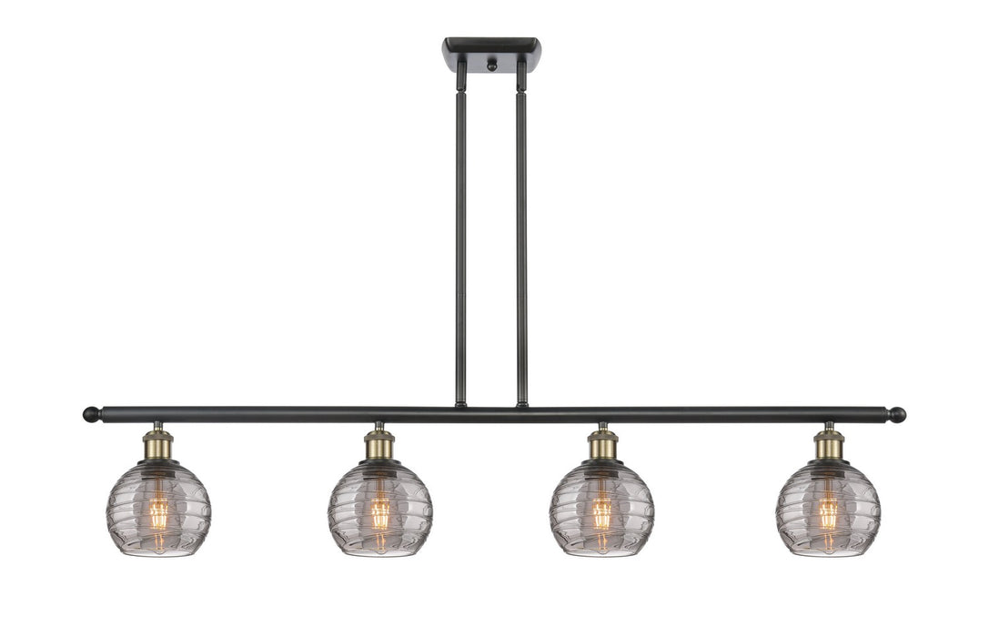 Innovations - 516-4I-BAB-G1213-6SM - Four Light Island Pendant - Ballston - Black Antique Brass