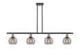 Innovations - 516-4I-BAB-G1213-6SM - Four Light Island Pendant - Ballston - Black Antique Brass