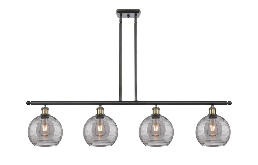 Innovations - 516-4I-BAB-G1213-8SM - Four Light Island Pendant - Ballston - Black Antique Brass