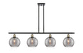 Innovations - 516-4I-BAB-G1213-8SM - Four Light Island Pendant - Ballston - Black Antique Brass