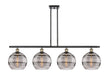 Innovations - 516-4I-BAB-G556-10SM - Four Light Island Pendant - Ballston - Black Antique Brass