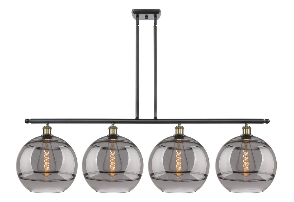 Innovations - 516-4I-BAB-G556-12SM - Four Light Island Pendant - Ballston - Black Antique Brass