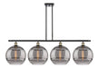 Innovations - 516-4I-BAB-G556-12SM - Four Light Island Pendant - Ballston - Black Antique Brass