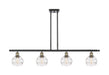 Innovations - 516-4I-BAB-G556-6CL - Four Light Island Pendant - Ballston - Black Antique Brass