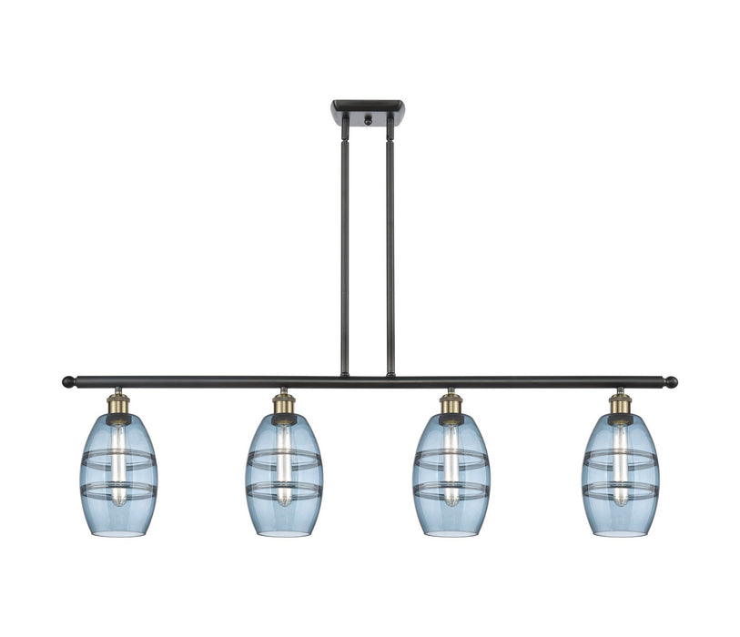 Innovations - 516-4I-BAB-G557-6BL - Four Light Island Pendant - Ballston - Black Antique Brass