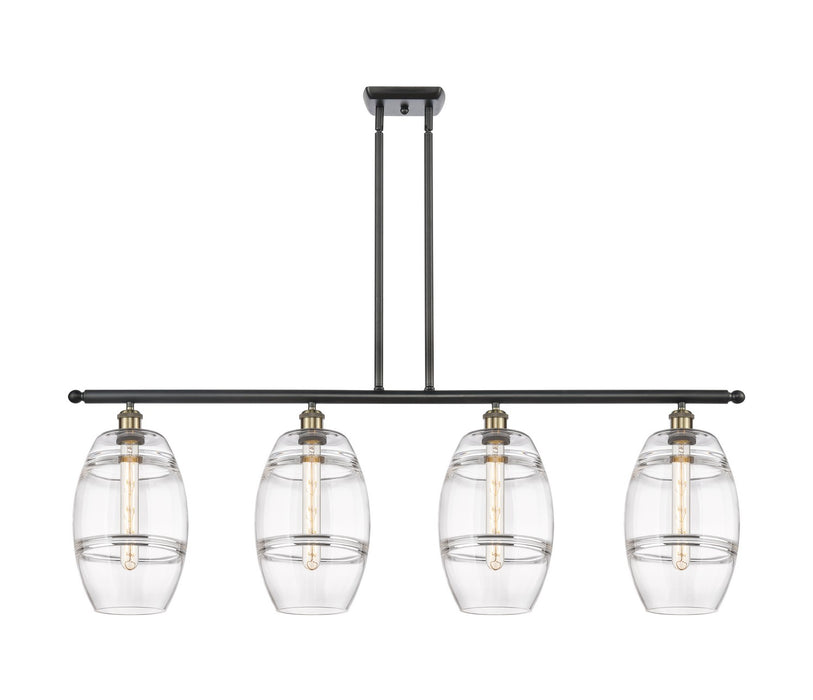 Innovations - 516-4I-BAB-G557-8CL - Four Light Island Pendant - Ballston - Black Antique Brass