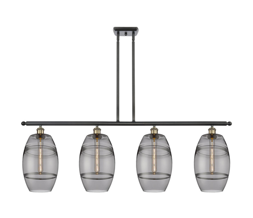 Innovations - 516-4I-BAB-G557-8SM - Four Light Island Pendant - Ballston - Black Antique Brass