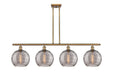 Innovations - 516-4I-BB-G1213-10SM - Four Light Island Pendant - Ballston - Brushed Brass