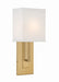 Crystorama - BRE-A3631-VG - One Light Wall Sconce - Brent - Vibrant Gold