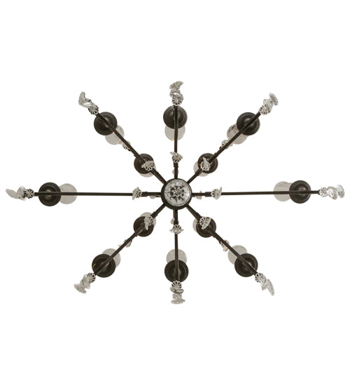 Zola 12 Light Chandelier Cajun Spice