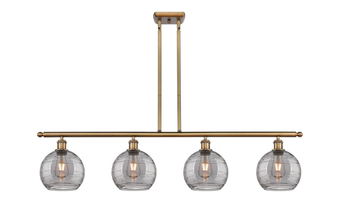 Innovations - 516-4I-BB-G1213-8SM - Four Light Island Pendant - Ballston - Brushed Brass