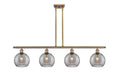 Innovations - 516-4I-BB-G1213-8SM - Four Light Island Pendant - Ballston - Brushed Brass