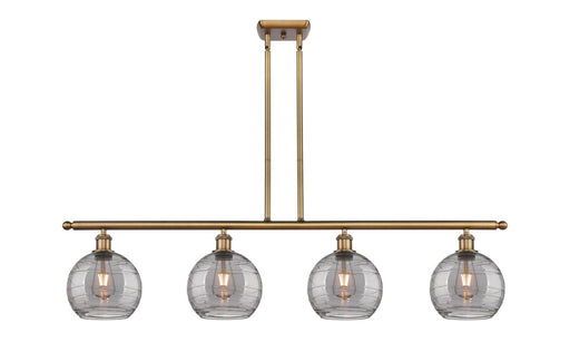 Innovations - 516-4I-BB-G1213-8SM - Four Light Island Pendant - Ballston - Brushed Brass