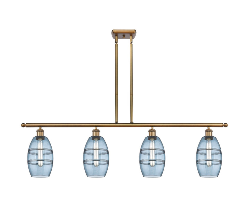 Innovations - 516-4I-BB-G557-6BL - Four Light Island Pendant - Ballston - Brushed Brass