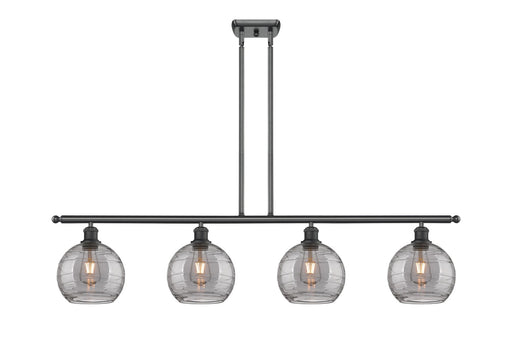 Innovations - 516-4I-BK-G1213-8SM - Four Light Island Pendant - Ballston - Matte Black