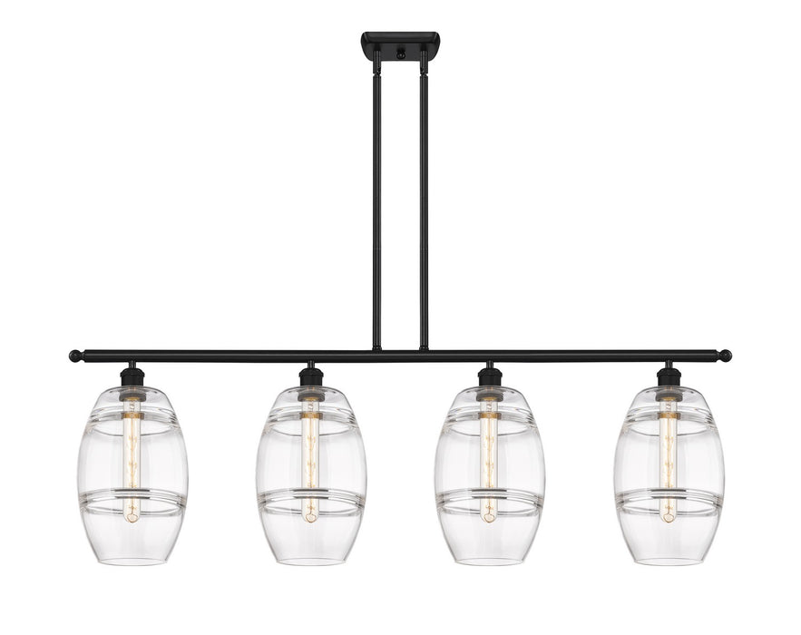 Innovations - 516-4I-BK-G557-8CL - Four Light Island Pendant - Ballston - Matte Black