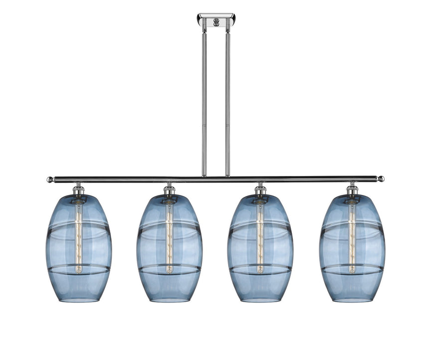 Innovations - 516-4I-PC-G557-10BL - Four Light Island Pendant - Ballston - Polished Chrome