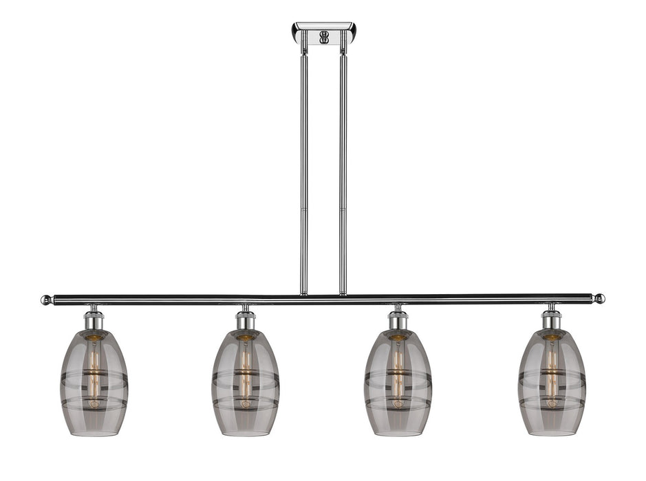 Innovations - 516-4I-PC-G557-6SM - Four Light Island Pendant - Ballston - Polished Chrome