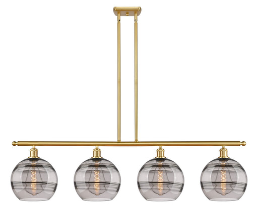 Innovations - 516-4I-SG-G556-10SM - Four Light Island Pendant - Ballston - Satin Gold