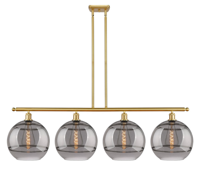 Innovations - 516-4I-SG-G556-12SM - Four Light Island Pendant - Ballston - Satin Gold