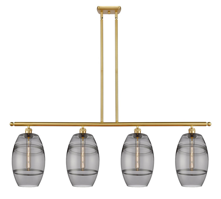 Innovations - 516-4I-SG-G557-8SM - Four Light Island Pendant - Ballston - Satin Gold