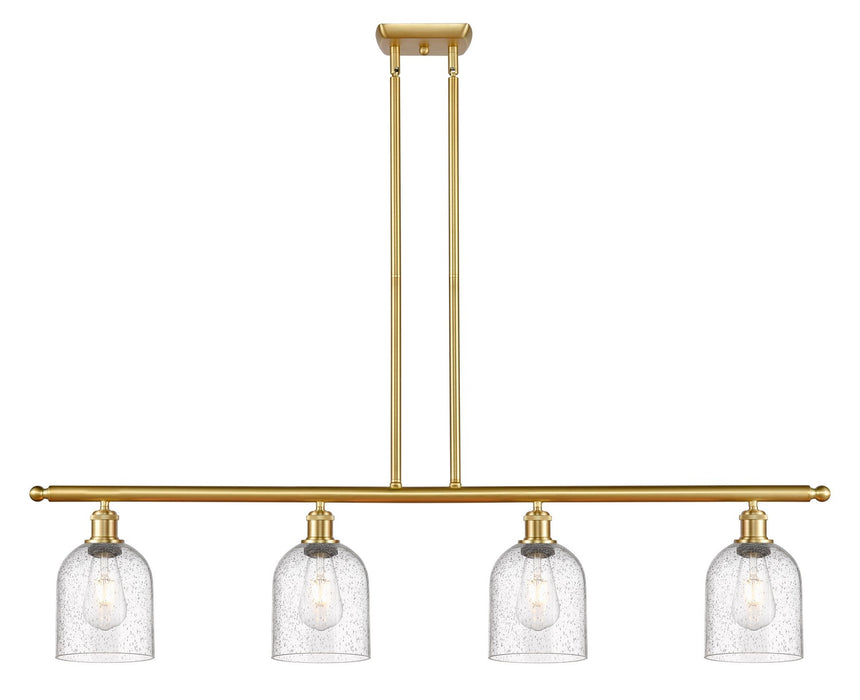 Innovations - 516-4I-SG-G558-6SDY - Four Light Island Pendant - Ballston - Satin Gold