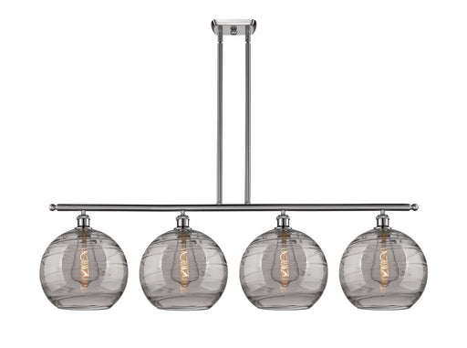 Innovations - 516-4I-SN-G1213-12SM - Four Light Island Pendant - Ballston - Brushed Satin Nickel