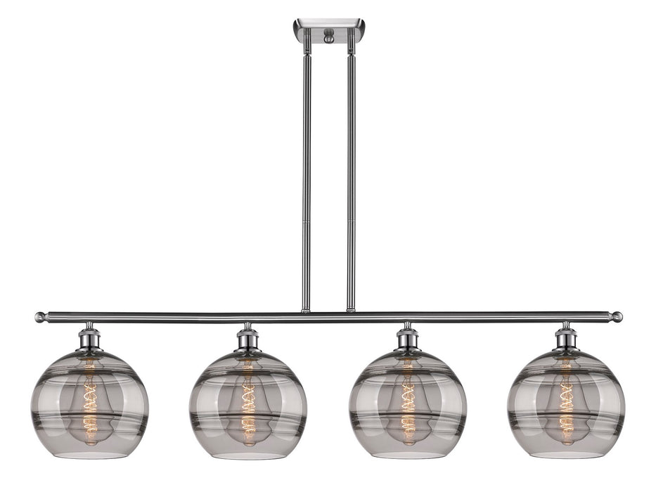 Innovations - 516-4I-SN-G556-10SM - Four Light Island Pendant - Ballston - Brushed Satin Nickel