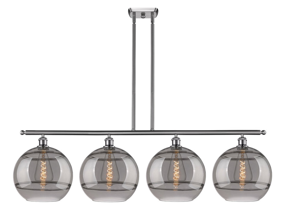 Innovations - 516-4I-SN-G556-12SM - Four Light Island Pendant - Ballston - Brushed Satin Nickel