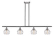 Innovations - 516-4I-SN-G556-6CL - Four Light Island Pendant - Ballston - Brushed Satin Nickel