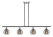 Innovations - 516-4I-SN-G556-6SM - Four Light Island Pendant - Ballston - Brushed Satin Nickel