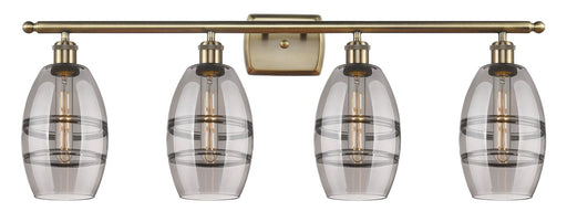 Innovations - 516-4W-AB-G557-6SM - Four Light Bath Vanity - Ballston - Antique Brass