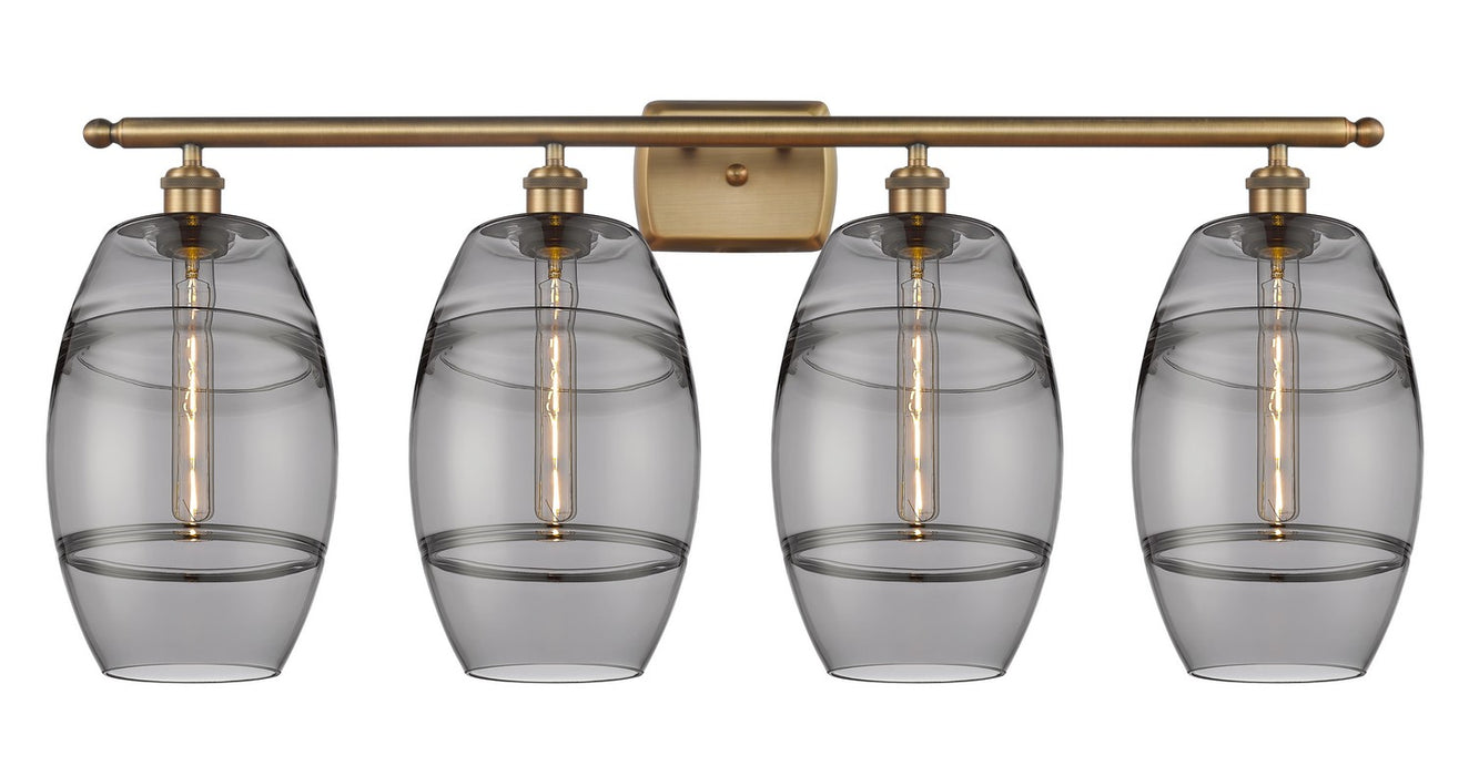 Innovations - 516-4W-BB-G557-8SM - Four Light Bath Vanity - Ballston - Brushed Brass