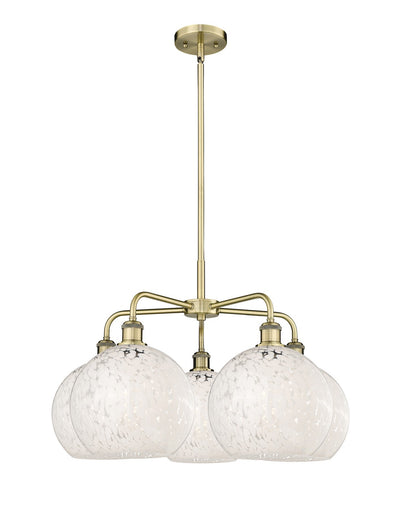 Ballston LED Chandelier Antique Brass