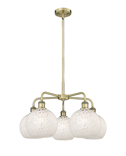 Ballston LED Chandelier Antique Brass