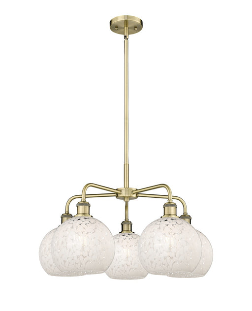 Innovations - 516-5CR-AB-G1216-8WM - LED Chandelier - Downtown Urban - Antique Brass