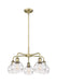 Innovations - 516-5CR-AB-G556-6CL - Five Light Chandelier - Downtown Urban - Antique Brass