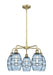 Innovations - 516-5CR-AB-G557-6BL - Five Light Chandelier - Downtown Urban - Antique Brass