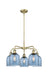 Innovations - 516-5CR-AB-G558-6BL - Five Light Chandelier - Downtown Urban - Antique Brass