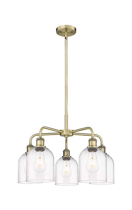 Innovations - 516-5CR-AB-G558-6CL - Five Light Chandelier - Downtown Urban - Antique Brass