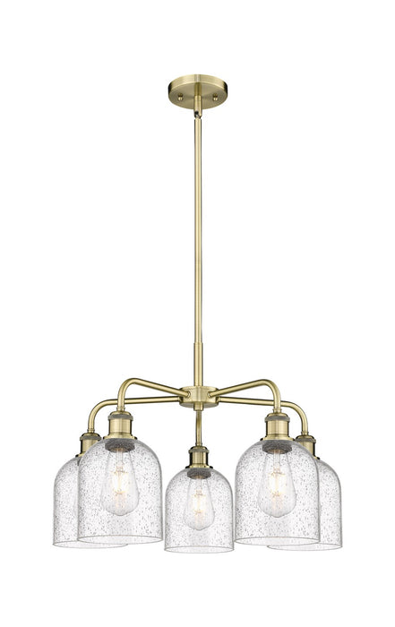 Innovations - 516-5CR-AB-G558-6SDY - Five Light Chandelier - Downtown Urban - Antique Brass