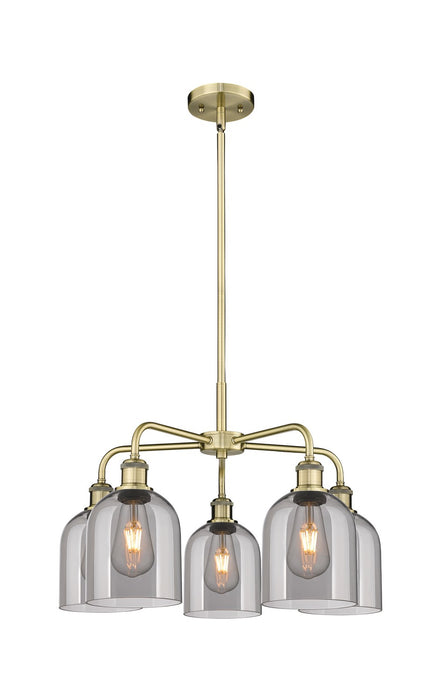 Innovations - 516-5CR-AB-G558-6SM - Five Light Chandelier - Downtown Urban - Antique Brass
