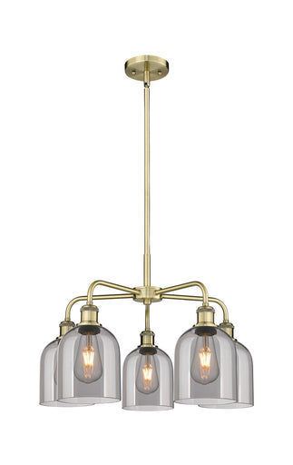Ballston Five Light Chandelier Antique Brass